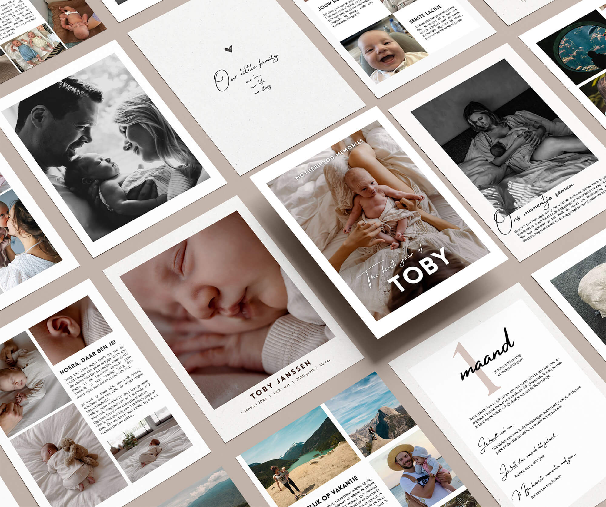 Fotoboek-template_eerstejaar-baby-moederschap_3 Fotoboek-template_eerstejaar-baby-moederschap