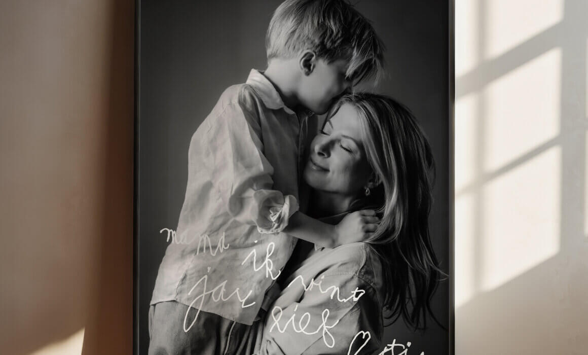 moederdag cadeau portret moeder en kind fotoshoot minishoot