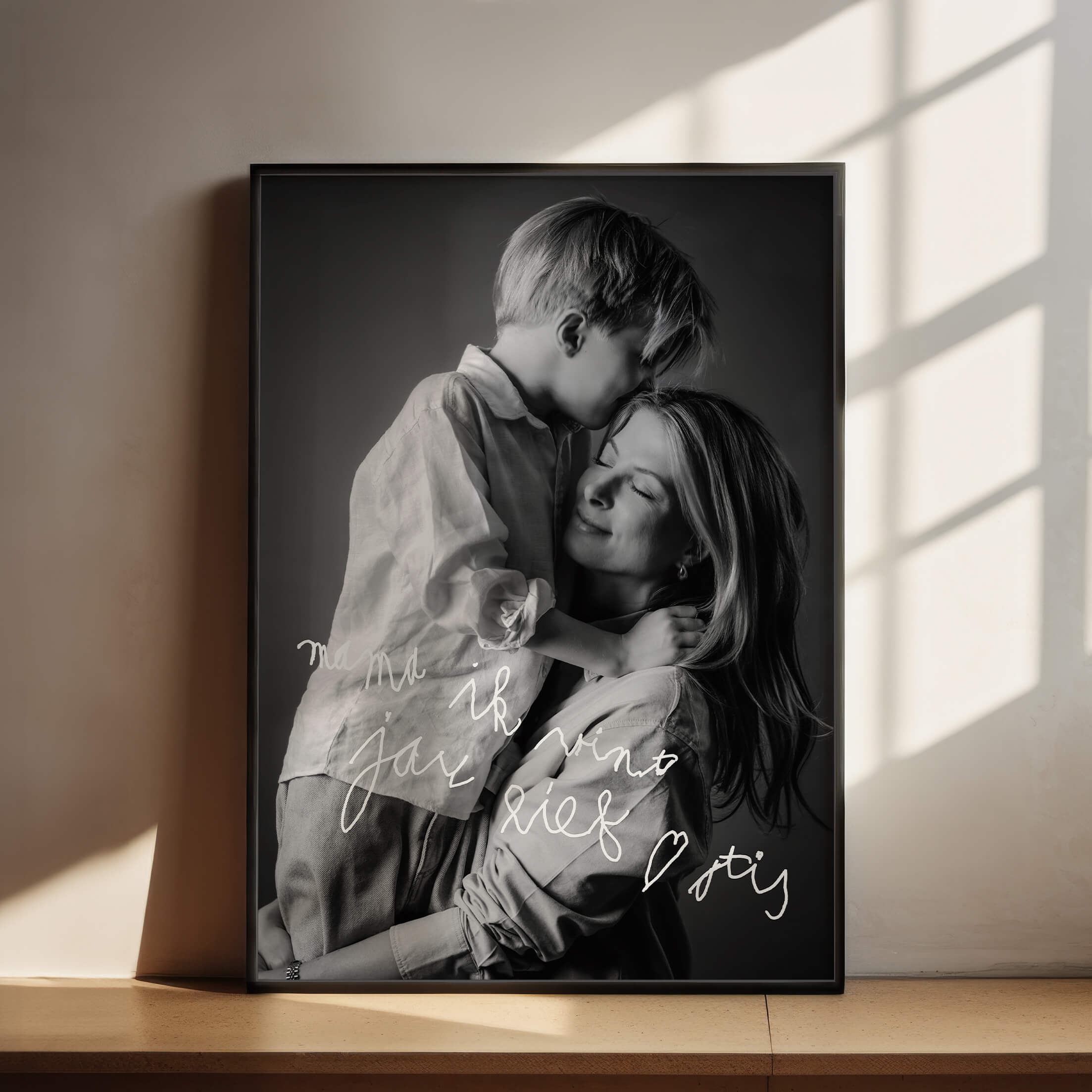 moederdag cadeau portret moeder en kind fotoshoot minishoot